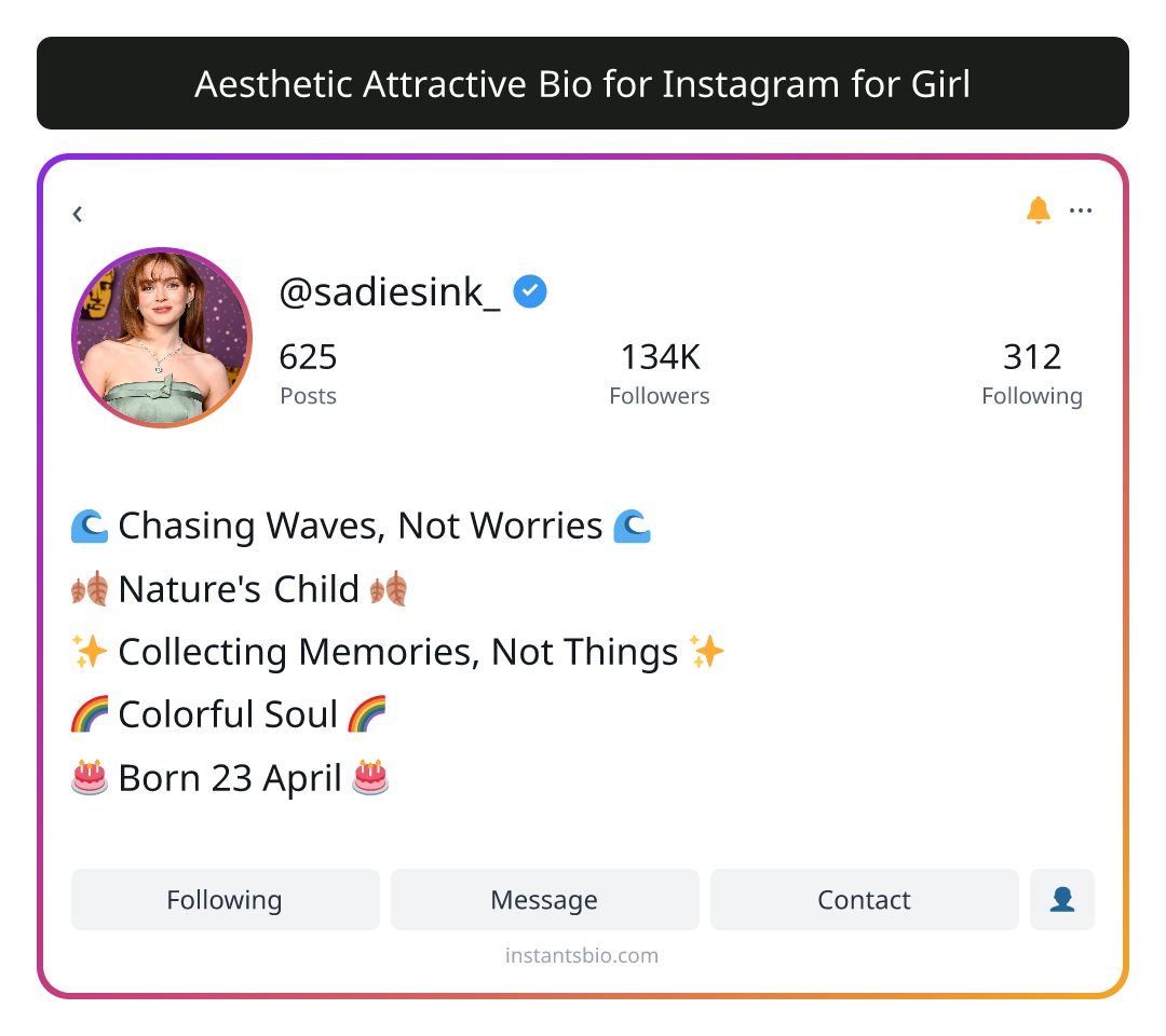 Aesthetic Attractive Bio for Instagram for Girl - aesthetic bio for instagram for girl