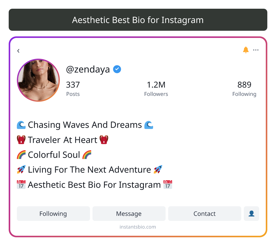 Aesthetic Best Bio for Instagram - aesthetic bio for instagram
