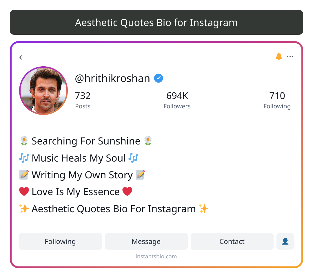 Aesthetic Quotes Bio for Instagram - aesthetic bio for instagram