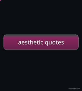 aesthetic quotes