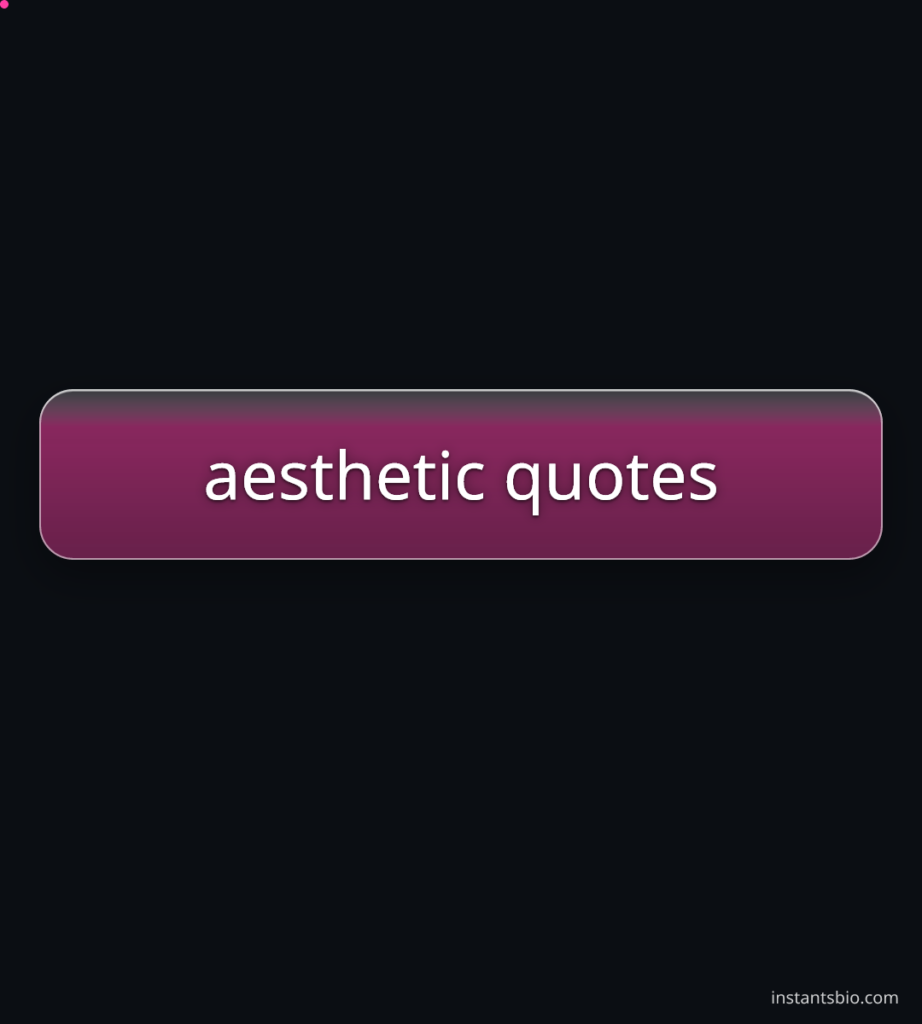 aesthetic quotes
