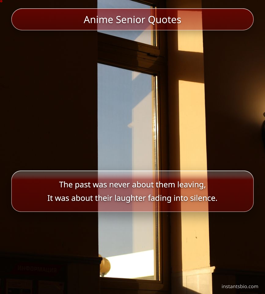 Anime Senior Quotes