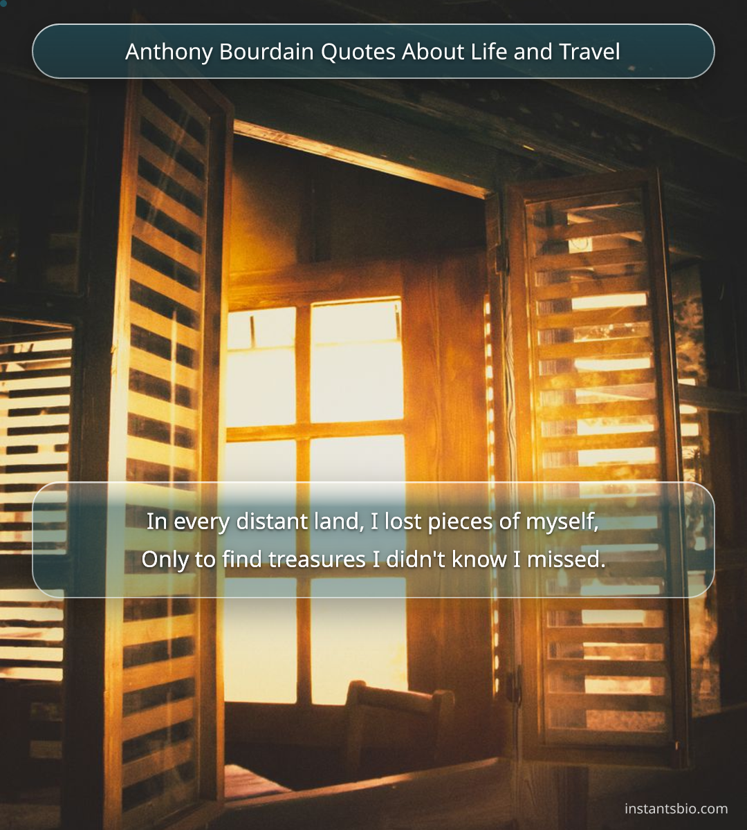 Anthony Bourdain Quotes About Life and Travel