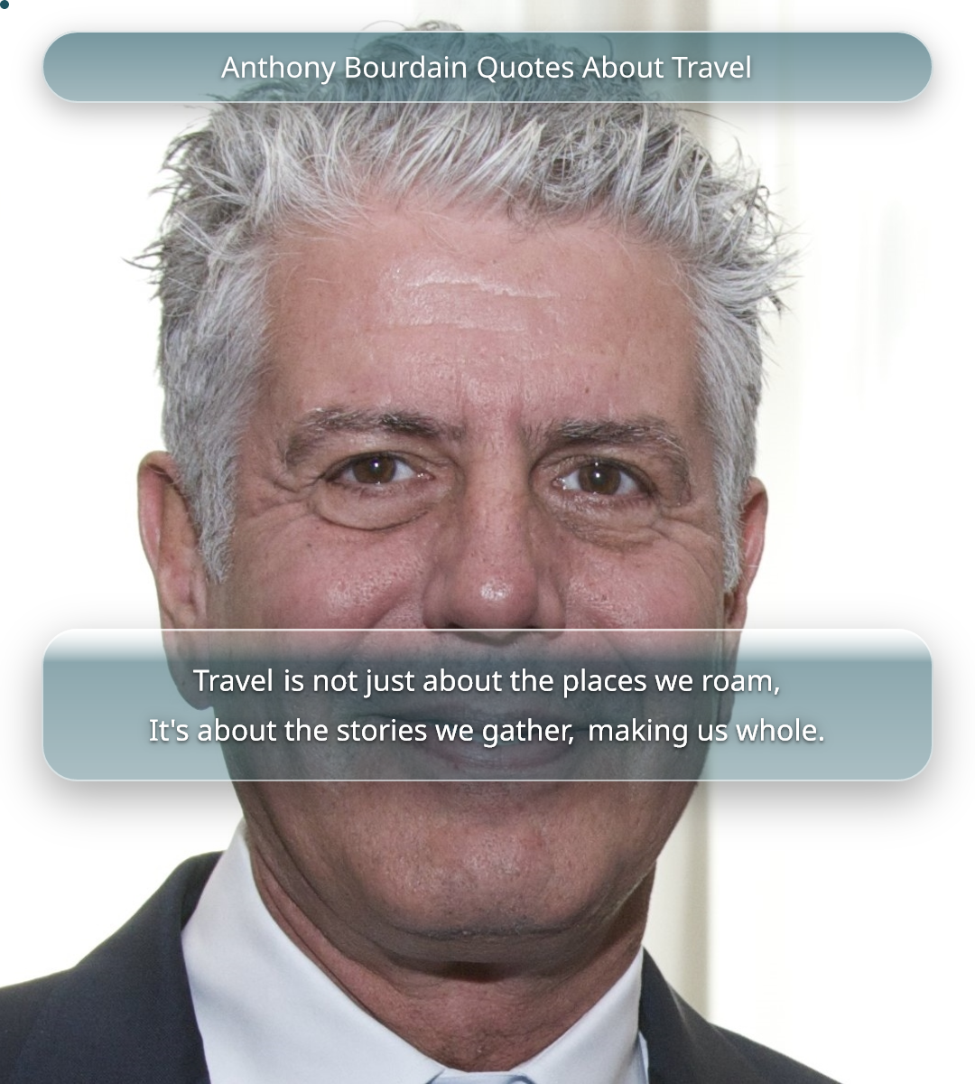 Anthony Bourdain Quotes About Travel