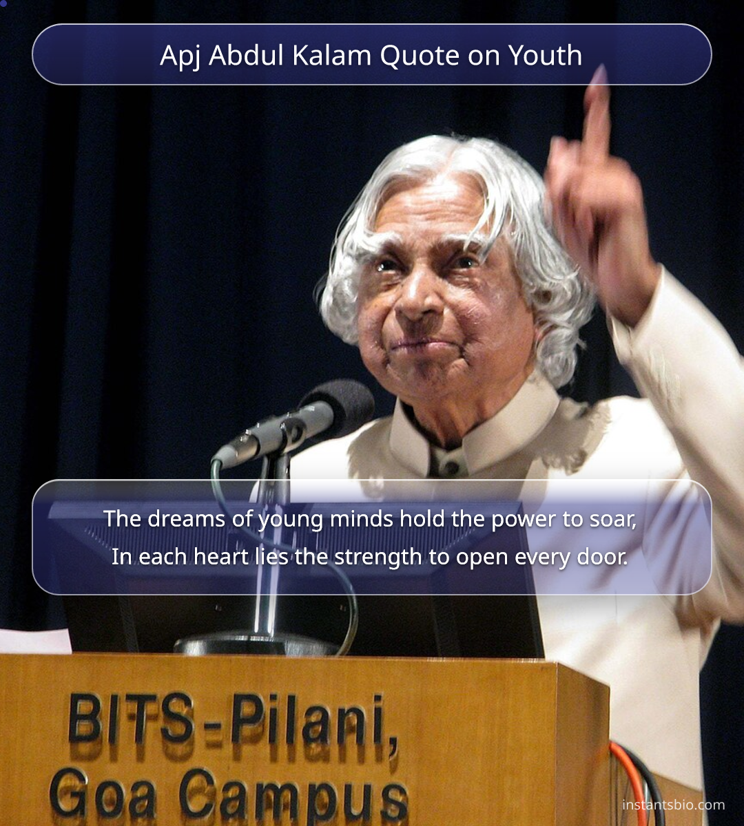 Apj Abdul Kalam Quote on Youth