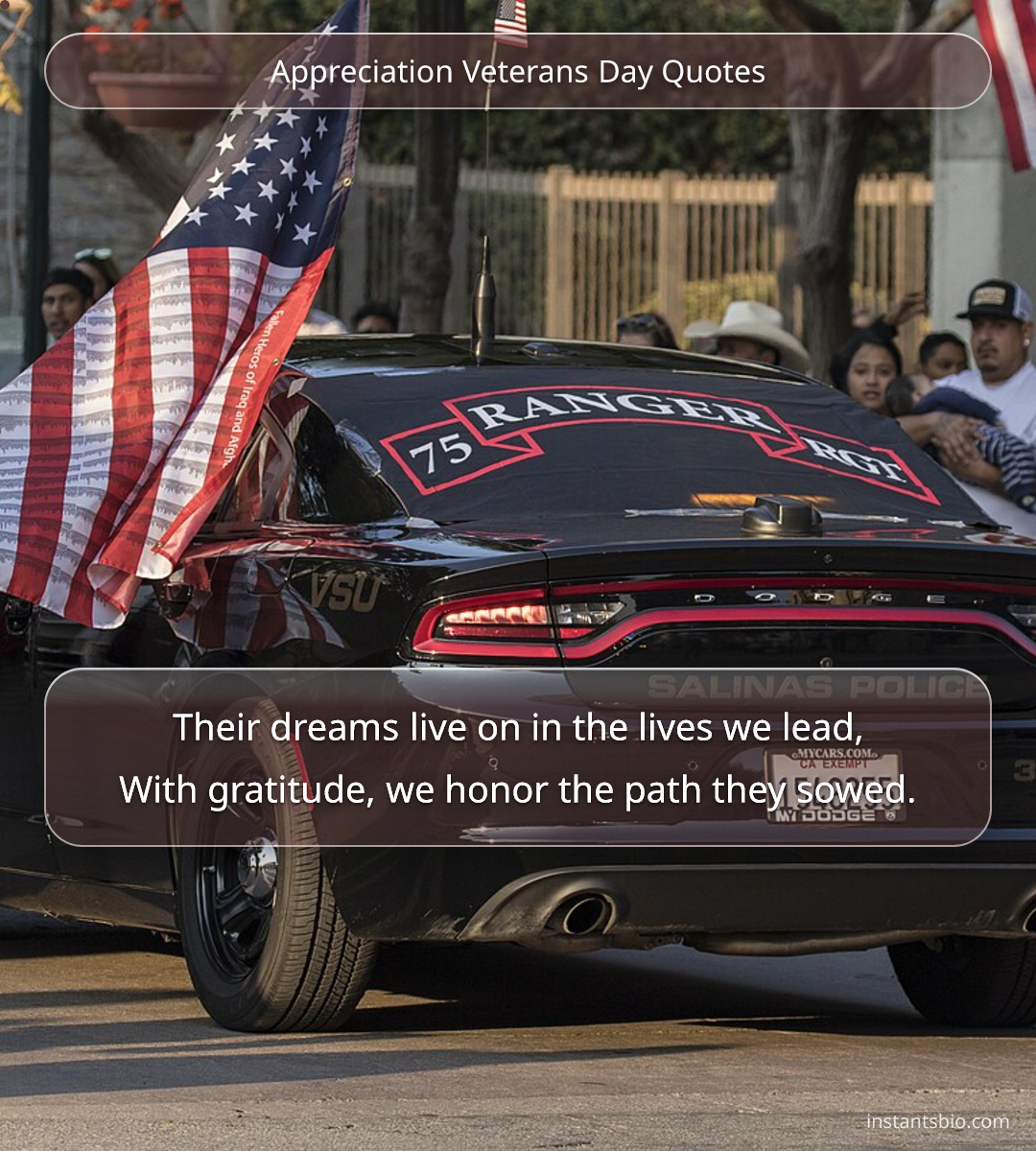 Appreciation Veterans Day Quotes