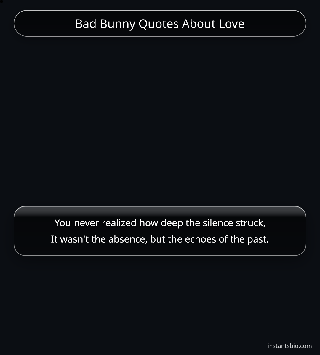 Bad Bunny Quotes About Love