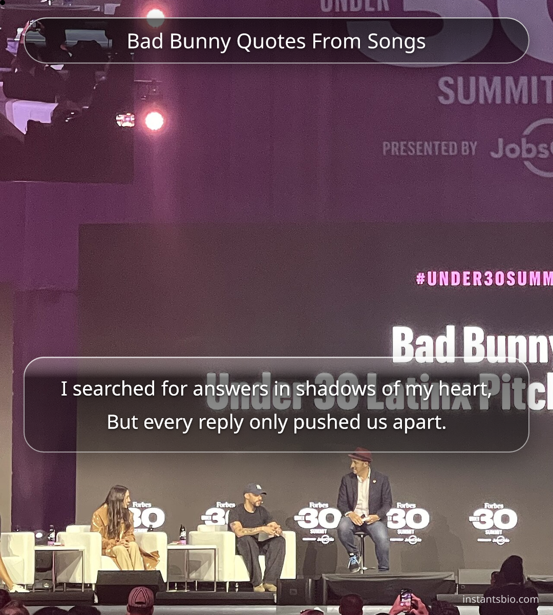 Bad Bunny Quotes From Songs