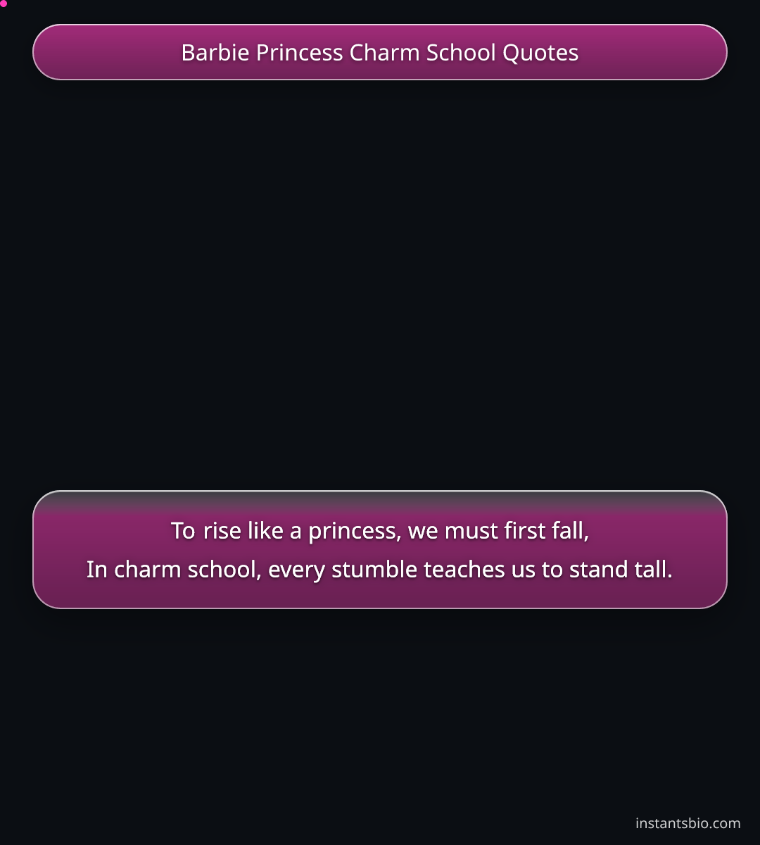 Barbie Princess Charm School Quotes - barbie quotes