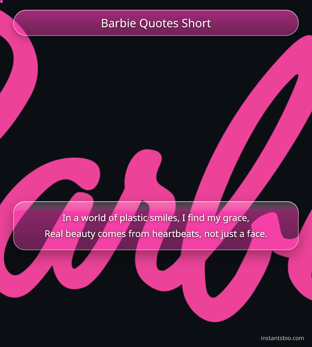 Barbie Quotes Short