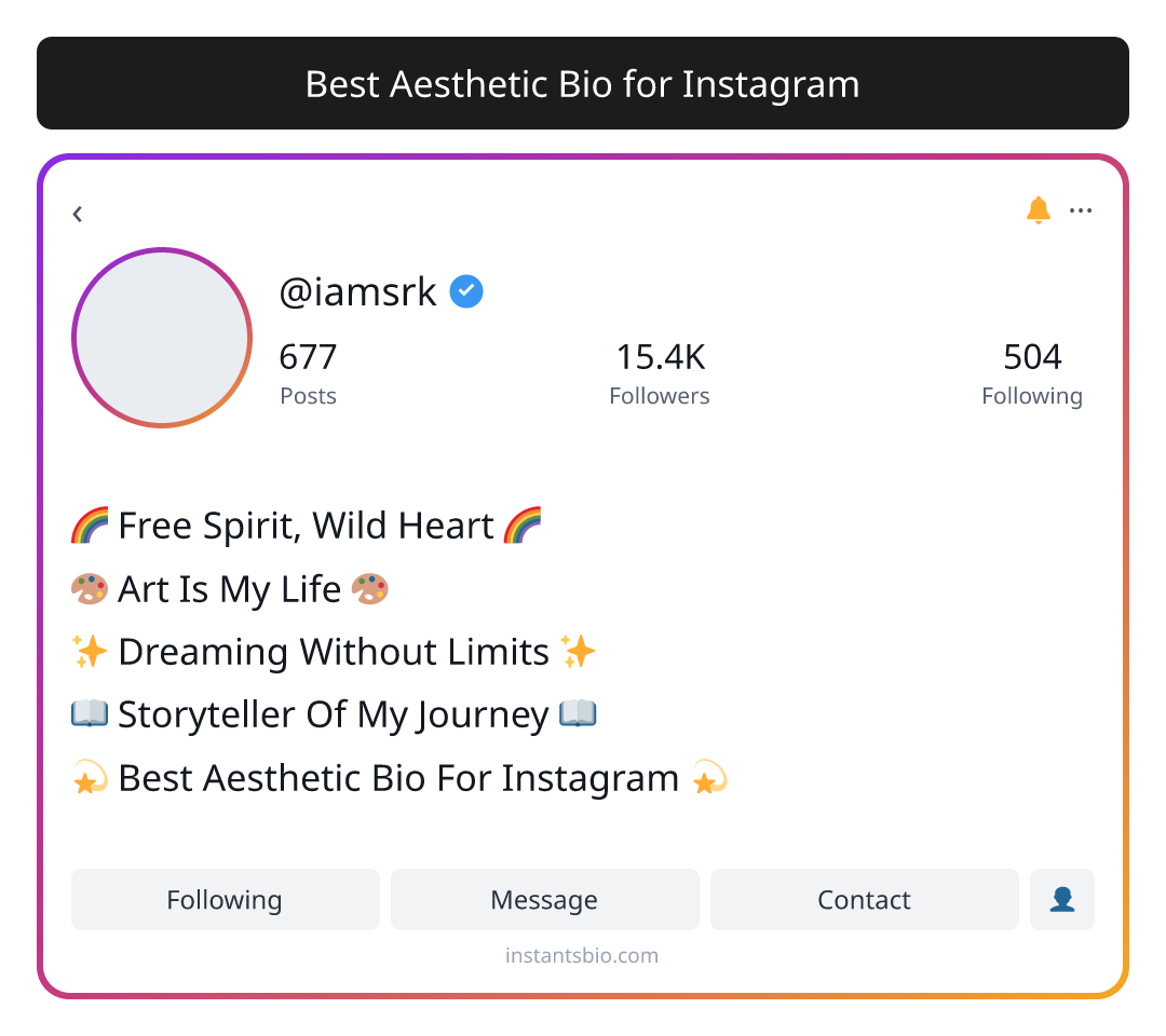 Best Aesthetic Bio for Instagram - best bio for instagram
