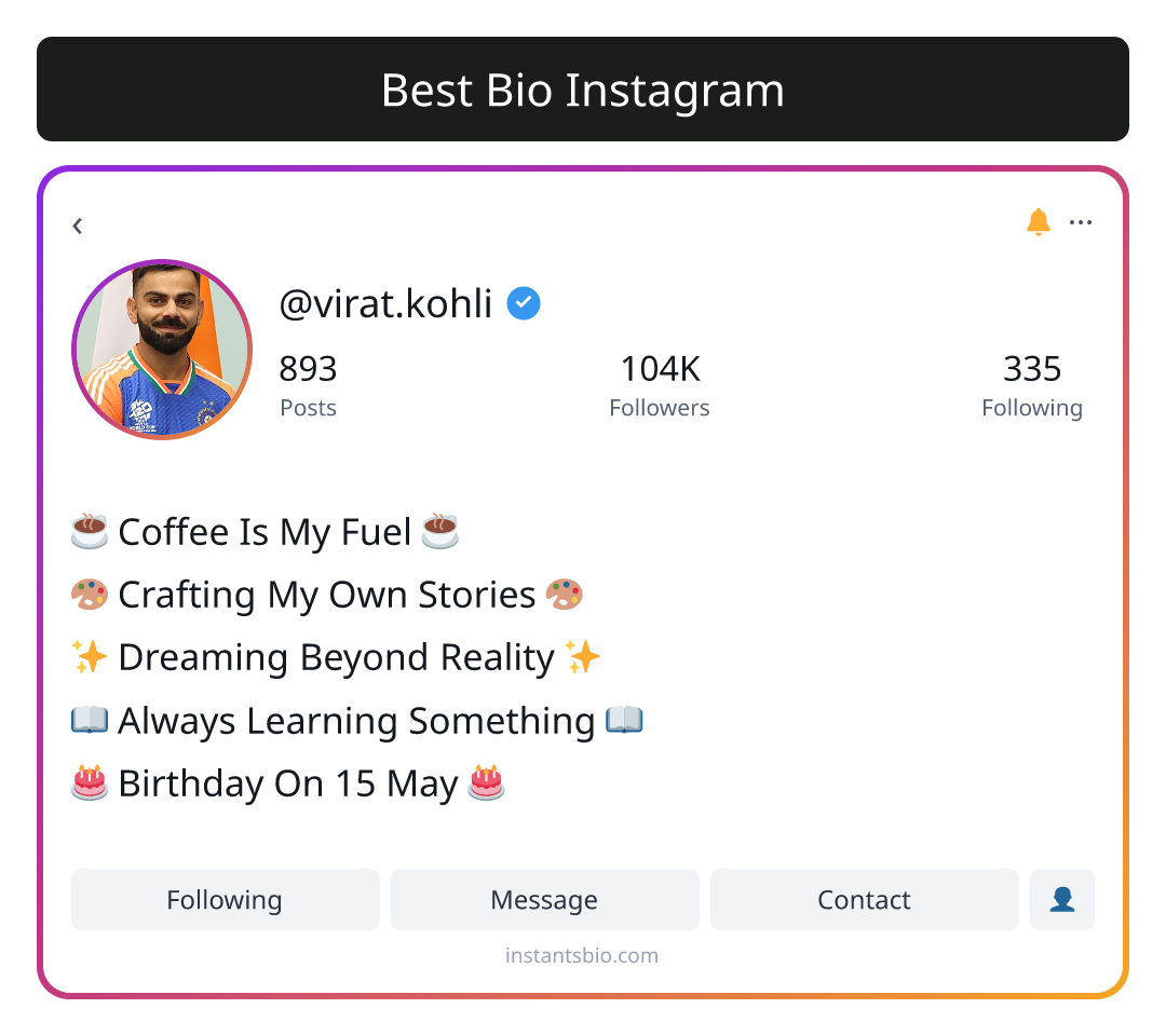 Best Bio Instagram