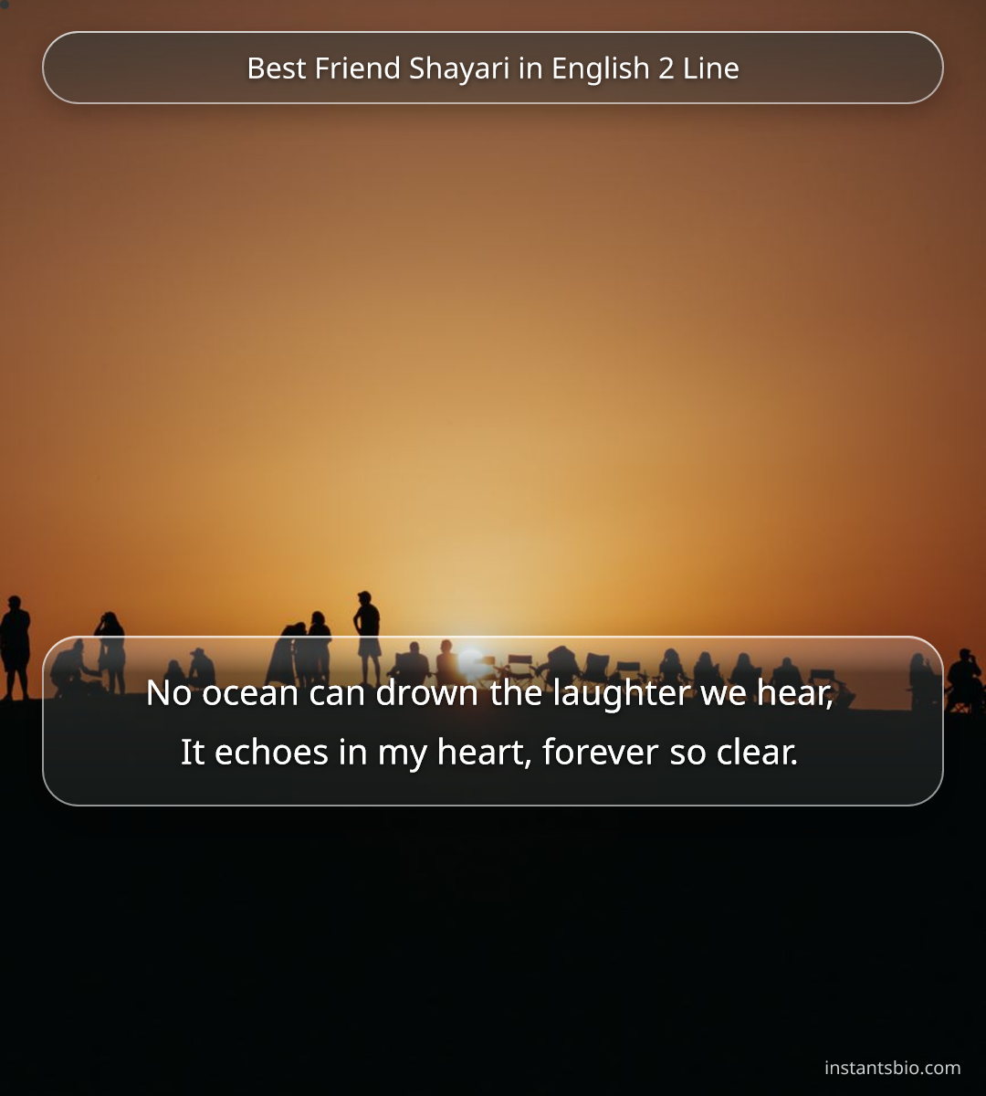 Best Friend Shayari in English 2 Line