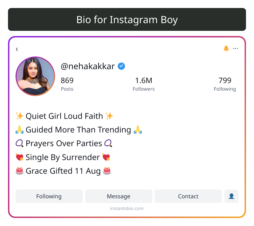 Bio for Instagram Boy - instagram bio for girls