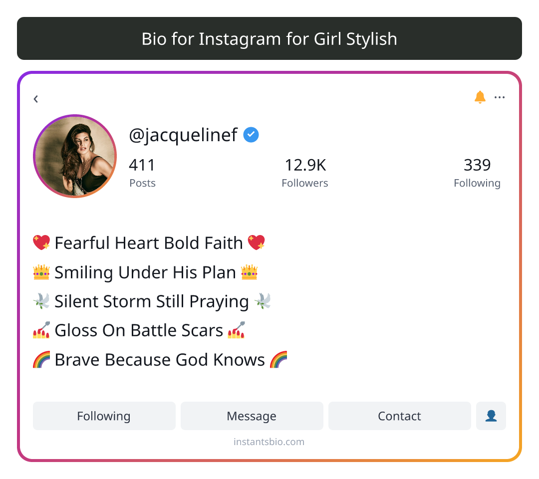 Bio for Instagram for Girl Stylish - instagram bio for girls