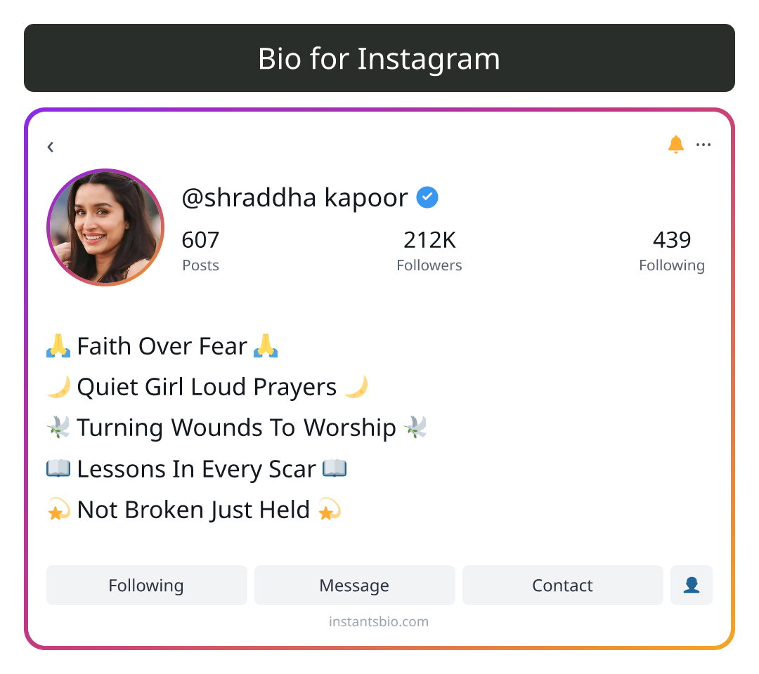 Bio for Instagram - instagram bio for girls