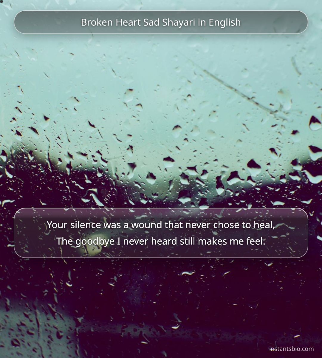 Broken Heart Sad Shayari in English - broken shayari in english