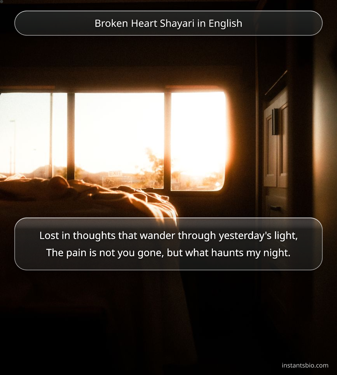 Broken Heart Shayari in English - broken shayari in english