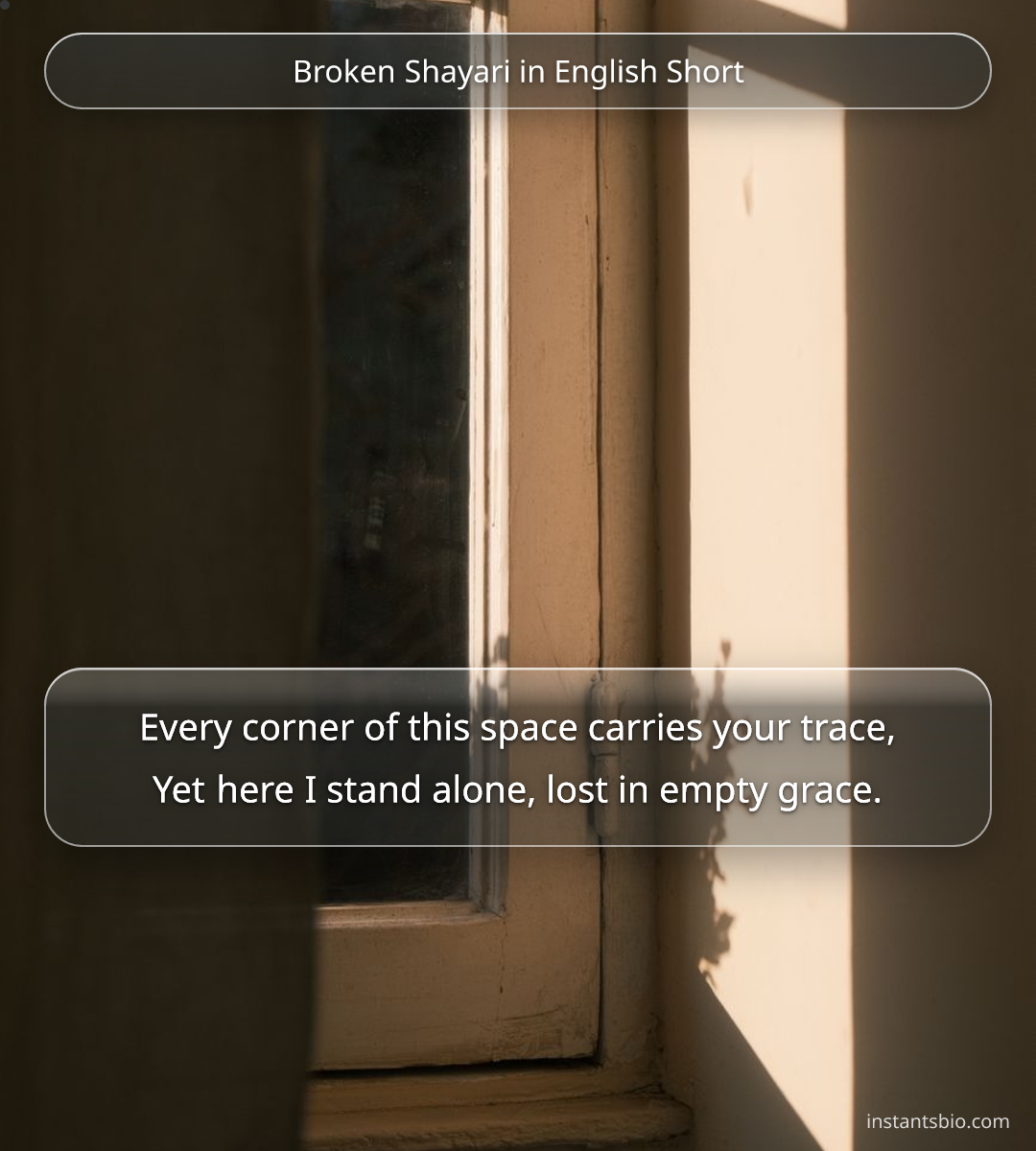 Broken Shayari in English Short