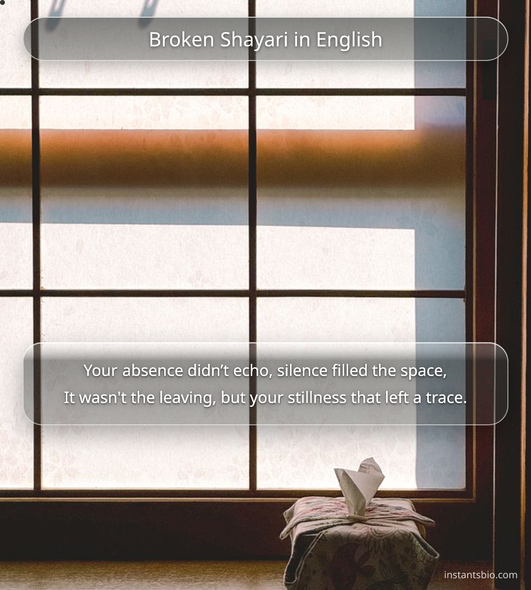 Broken Shayari in English