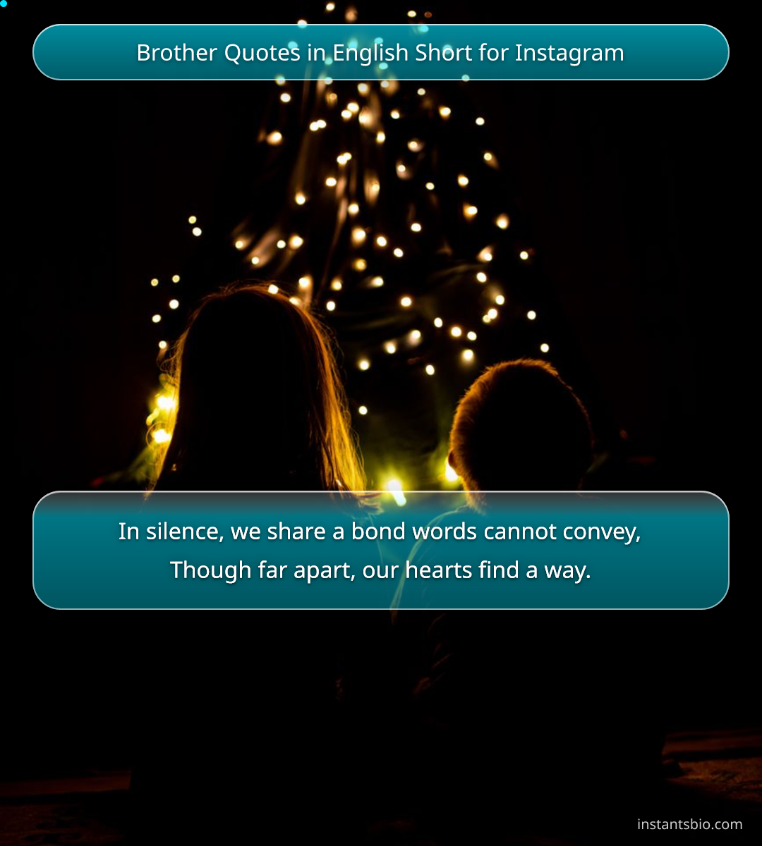 Brother Quotes in English Short for Instagram