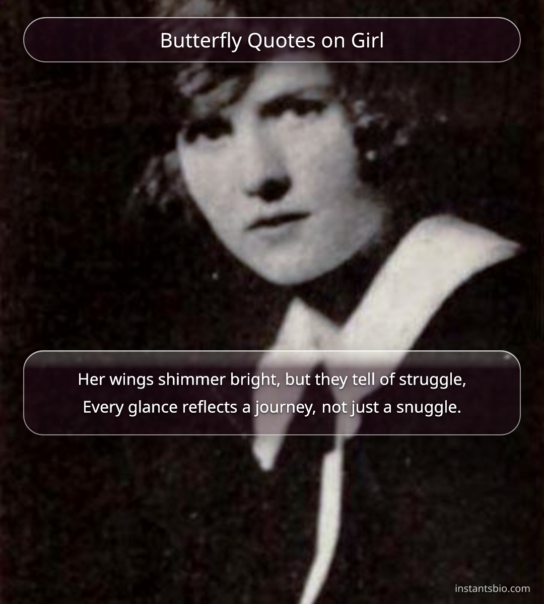 Butterfly Quotes on Girl