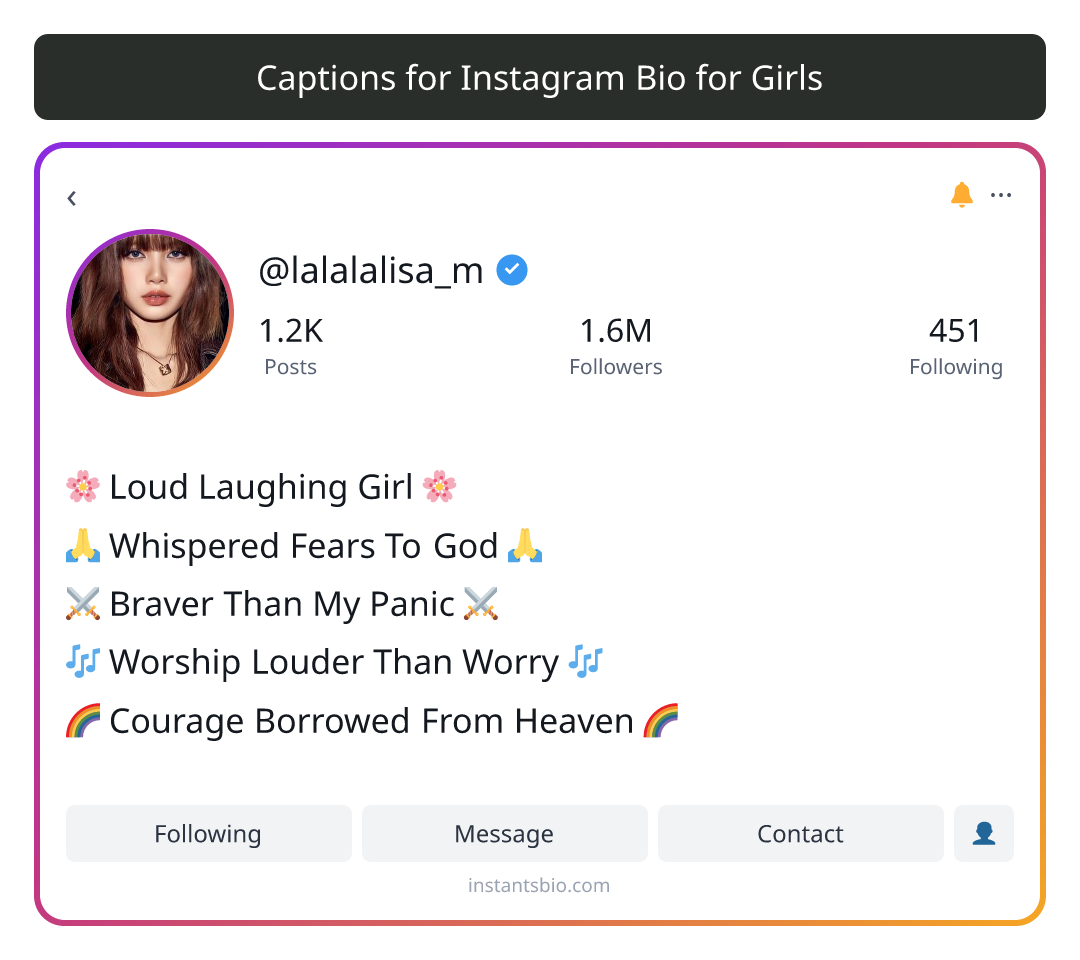 Captions for Instagram Bio for Girls - instagram bio for girls 