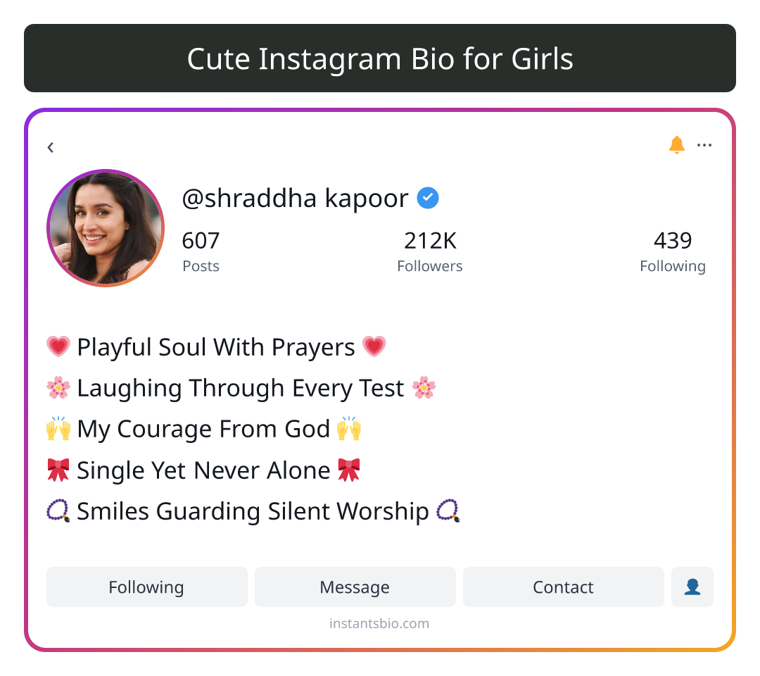 Cute Instagram Bio for Girls - instagram bio for girls 