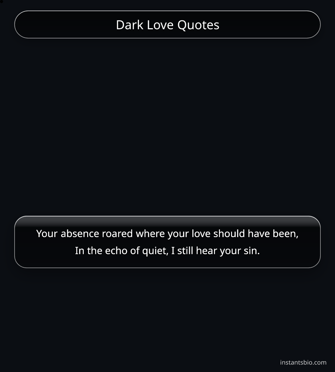 Dark Love Quotes - dark quotes