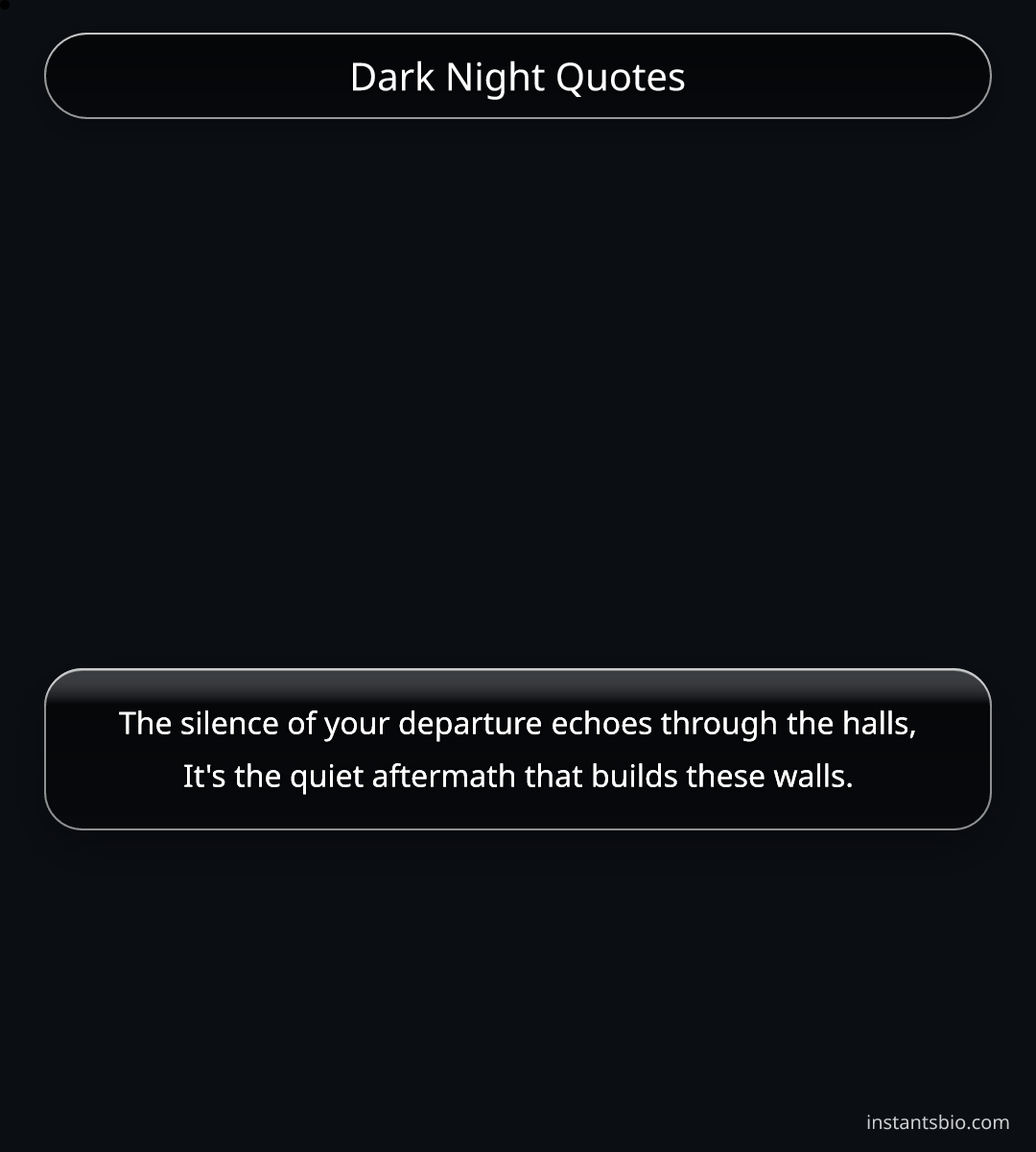 Dark Night Quotes - dark quotes