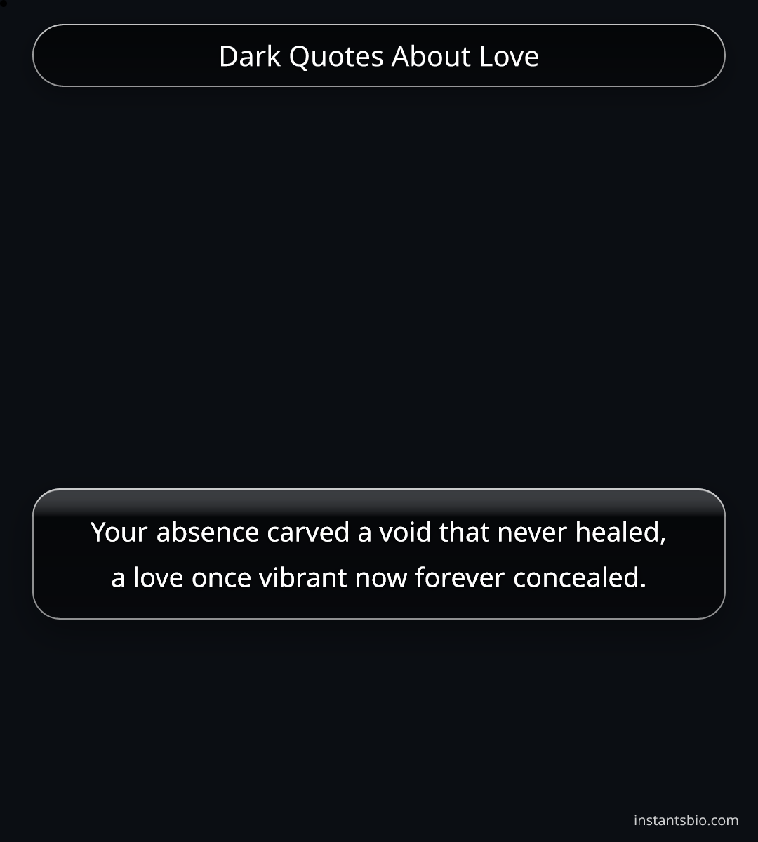 Dark Quotes About Love