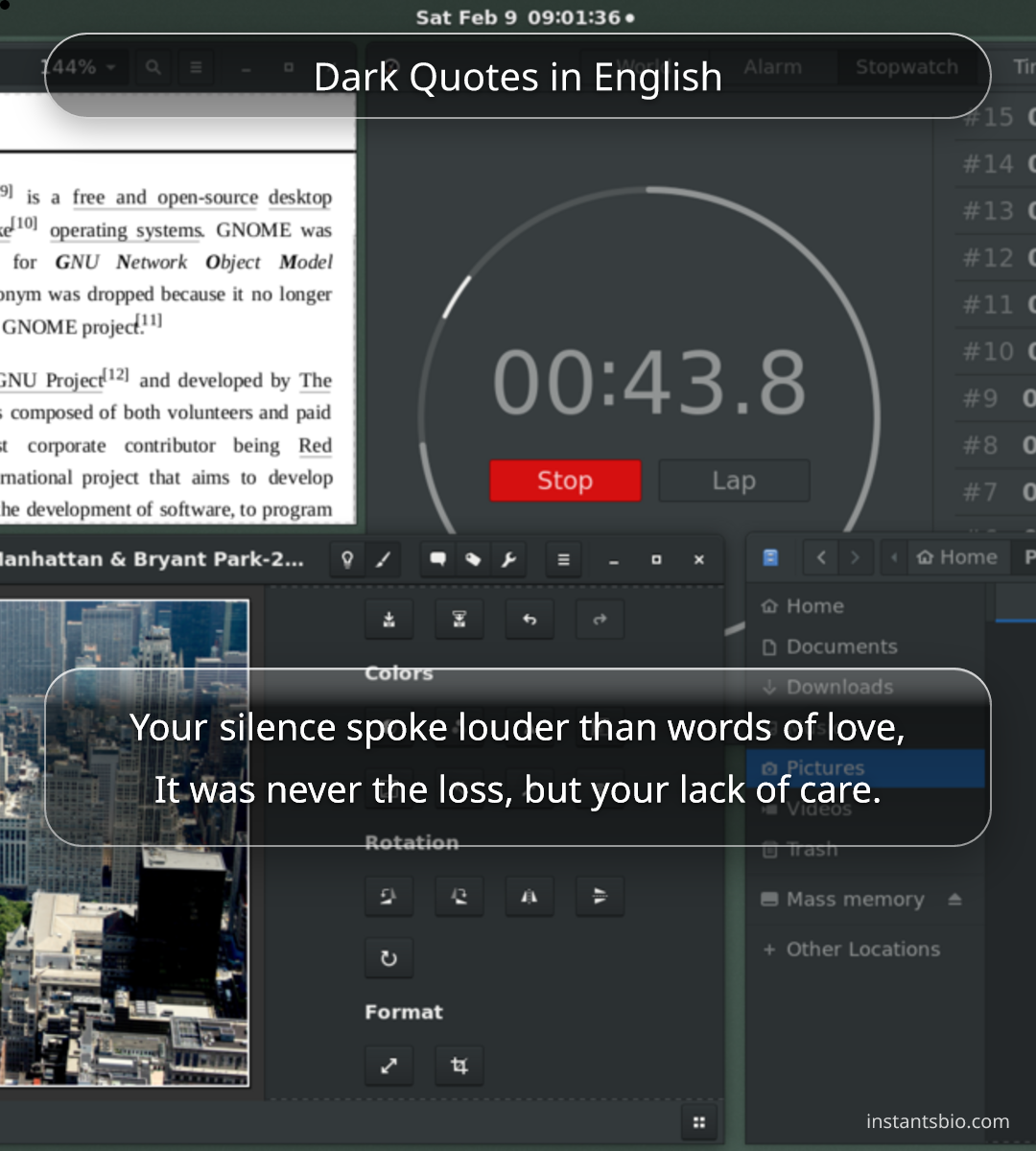 Dark Quotes in English
