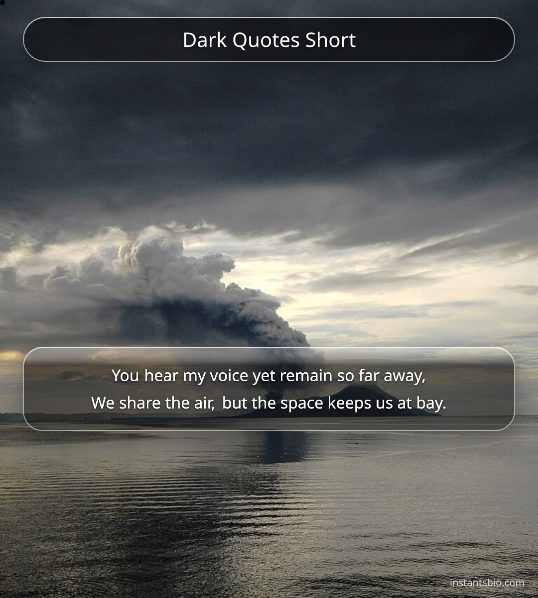 Dark Quotes Short