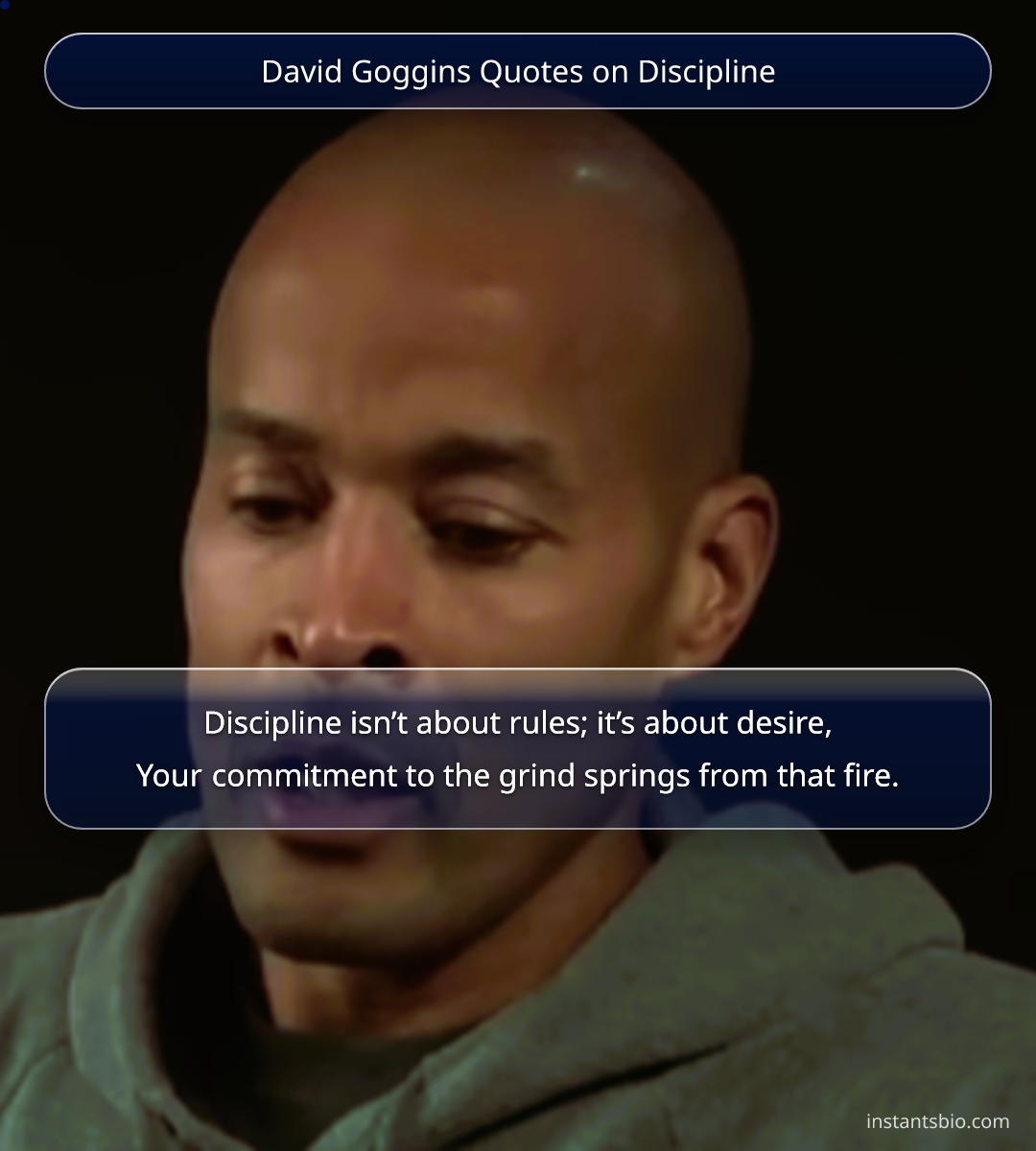 David Goggins Quotes on Discipline