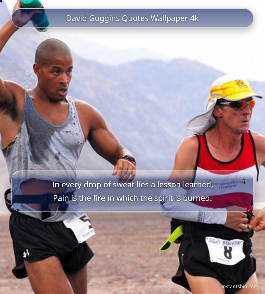 David Goggins Quotes Wallpaper 4k