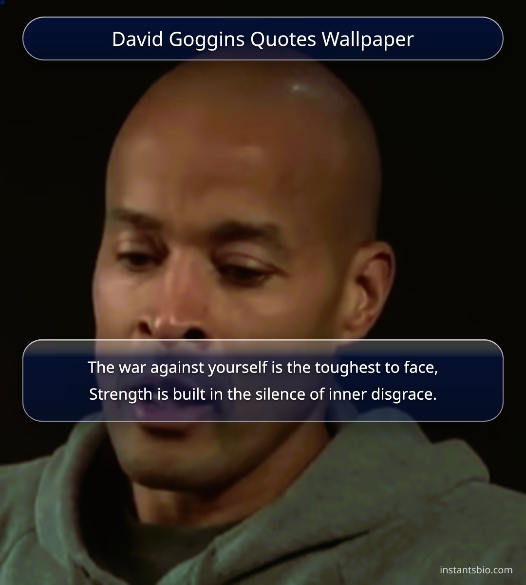 David Goggins Quotes Wallpaper
