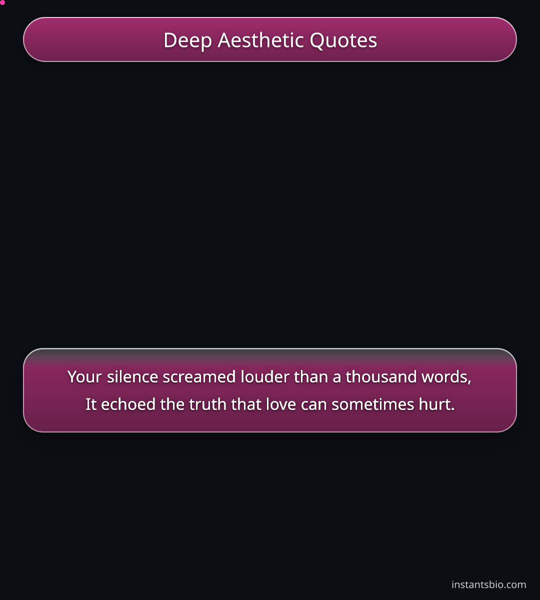 Deep Aesthetic Quotes