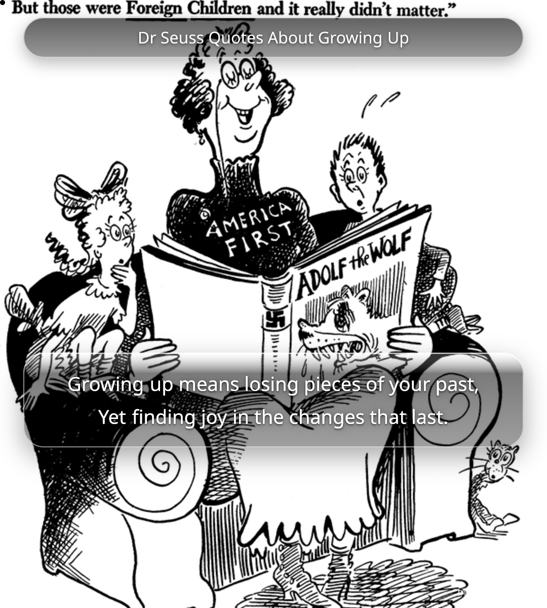 Dr Seuss Quotes About Growing Up