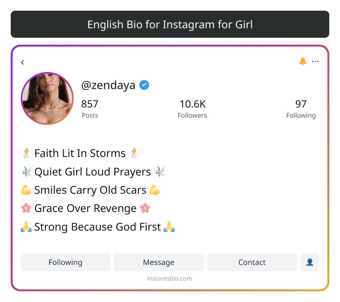 English Bio for Instagram for Girl - bio for instagram for girl 