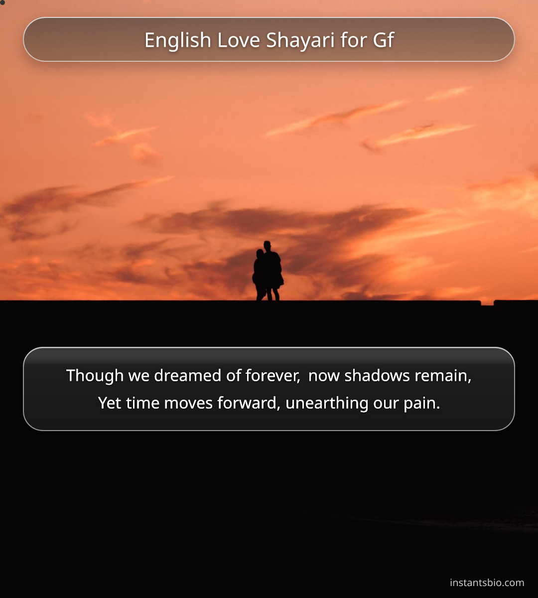 English Love Shayari for Gf