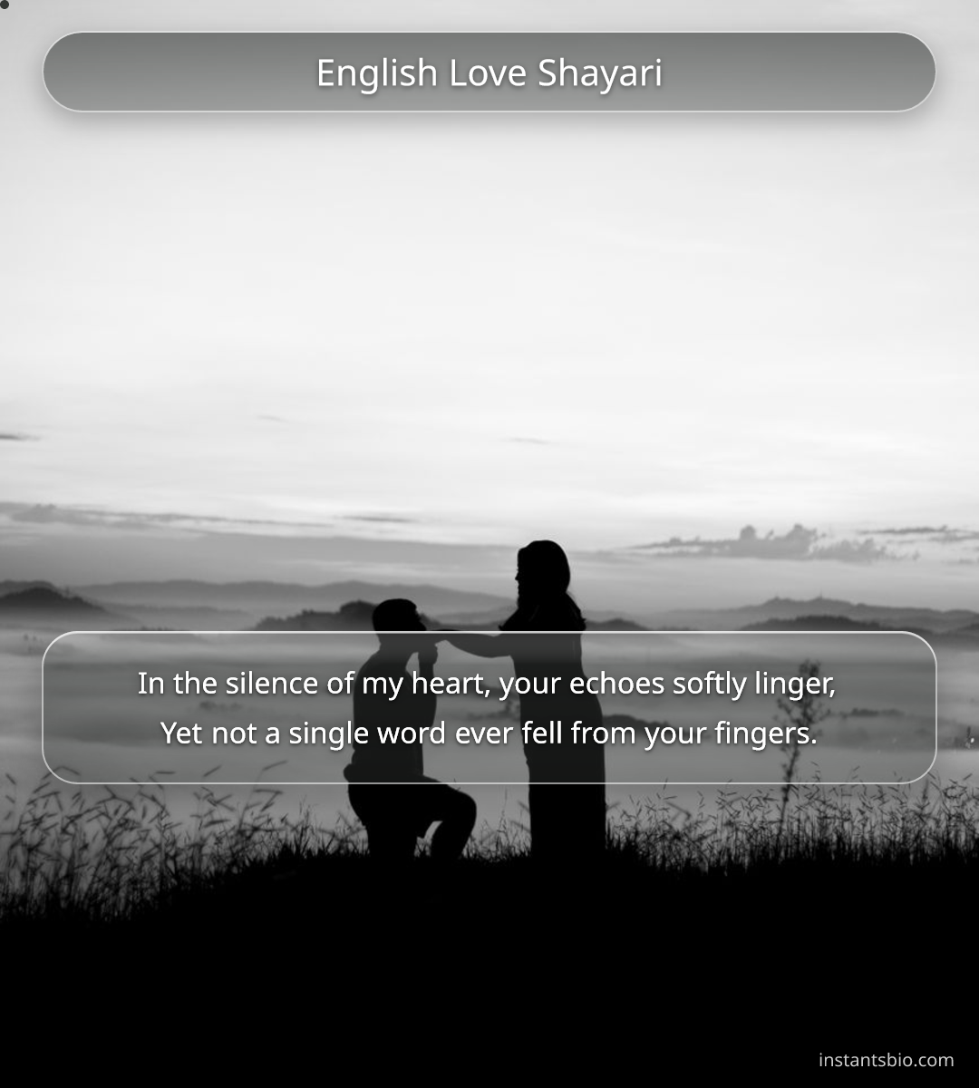 English Love Shayari