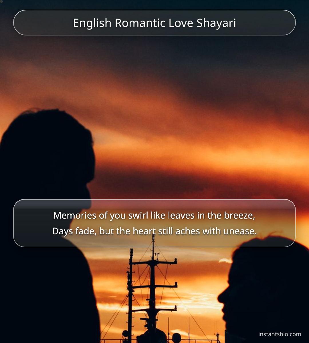 English Romantic Love Shayari - english love shayari