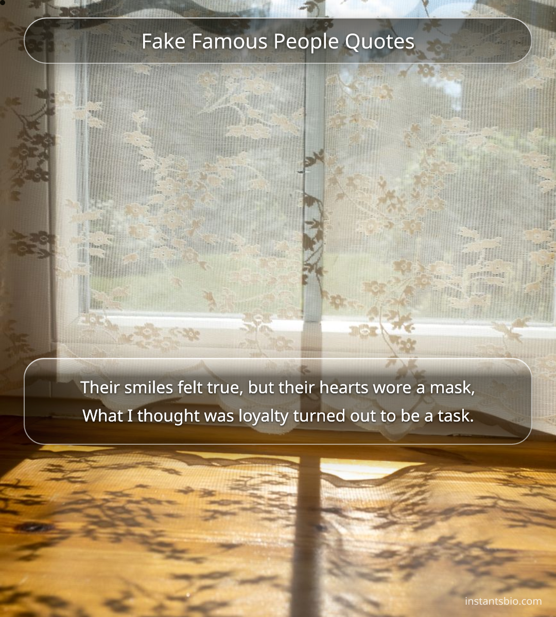 Fake Famous People Quotes - fake people quotes