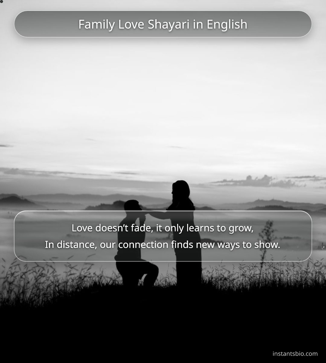 Family Love Shayari in English - family shayari in english