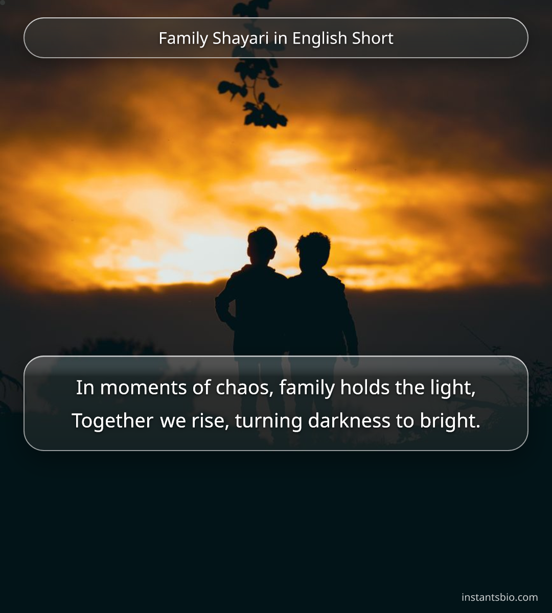 Family Shayari in English Short