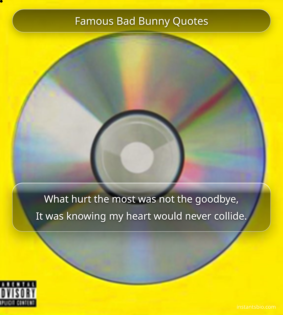 Famous Bad Bunny Quotes