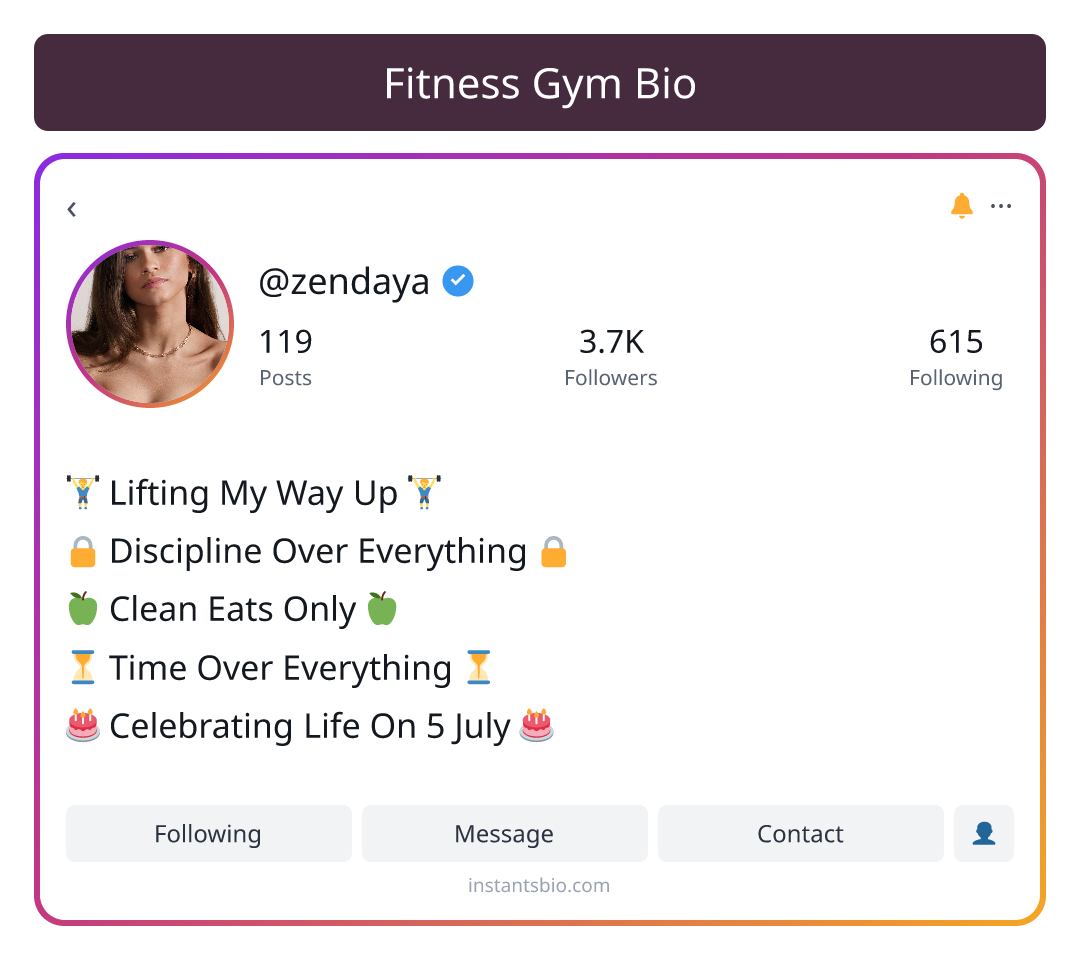 Fitness Gym Bio