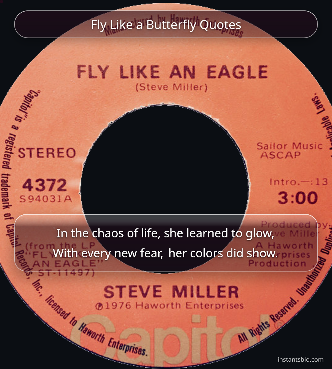 Fly Like a Butterfly Quotes