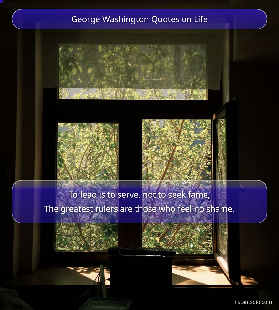 George Washington Quotes on Life