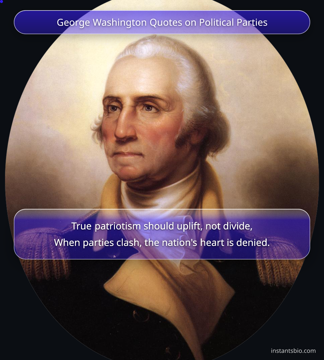 George Washington Quotes on Political Parties